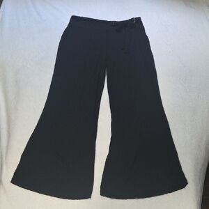 Philosophy Black Wide-Leg Pants Sz Small